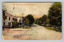 Sharon Springs NY Main Street South Park House New York c1909 Vintage Postcard picture