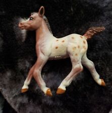Safari LTD Appaloosa Foal Baby Horse Figure 1997 Vintage Spotted Brown White (G) picture
