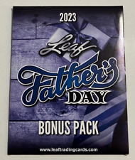 2023 Leaf Fathers Day Bonus Pack Factory Sealed Brand New picture
