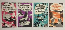 4 1950'S SANTA CATALINA ISLAND VACATION TRAVEL TOURIST BROCHURES picture