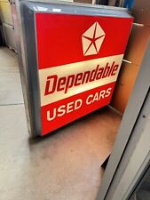 Double Sided Dodge Dealership Sign W/pentastar 50