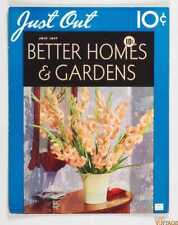 Better Homes & Gardens Magazine Poster Cardboard Display 1937 July picture