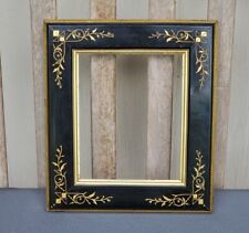 c1870 Excellent Victorian Eastlake Incised Ebonized Gilded 6 3/4 x 8 1/8 Frame picture