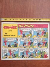 Comic Strip Placemats The States-Item New Orleans Blondie Snuffy Smith Hagar  picture