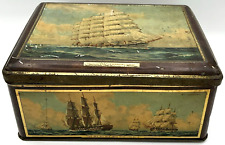 J & J Colman Fine Mustard to His Majesty the King Tin 18th Century Sailing Ships picture