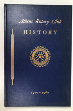 History of the ROTARY Club - ATHENS, Georgia GA 1950-1960 admins, presidents picture