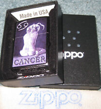 ZIPPO  CANCER  Lighter  ZODIAC  Z4034 WATER Sign THE CRAB Sealed  MINT New picture