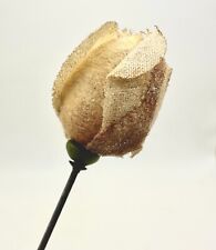Rare Antique Hatpin Lovely Delicate Sweet Sugar Rose Fine Example Collectible picture