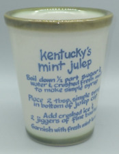Louisville Stoneware Cup Mint Julep Recipe picture