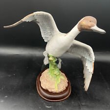 Homco Mizuno Masterpiece Porcelain Northern Pintail Duck Figurine 9.5