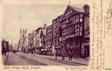 CHESTER CHESHIRE ENGLAND LOWER BRIDGE STREET 1903 picture