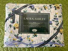 VINTAGE LAURA ASHLEY KING SIZE FLAT POLYANTHUS COTTAGE CORE NEW IN PACKAGE picture