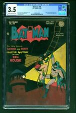 Batman #46 (1948) CGC 3.5 -- Joker and Leonardo Da Vinci appearances; Sprang picture