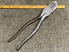 Vintage M. Klein 8-1/2” Lineman’s Pliers Dated 1927 USA  picture