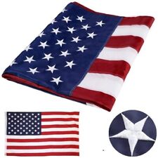 5 x 3ft USA American Flag Embroidered Stars Stripes America National Flag US. picture