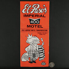 1965 El Paso's Imperial 400 Motel Brochure picture
