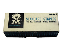1950'S Vintage MONARCH Box w/ Staples 5000/No 1 Standard Staples missing a few picture