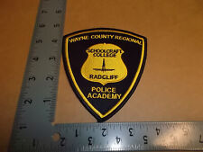 Schoolcraft College Wayne County Police Academy Police Patch~Michigan~MI~New~ picture