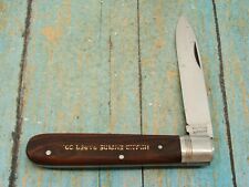 BIG VINTAGE KAUFMANN GERMANY BAREHEAD INLAND EMPIRE AD POCKET KNIFE KNIVES TOOLS picture