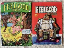 FEELGOOD FUNNIES #1 & #2   1st Print Frank Stack   Underground Comix picture