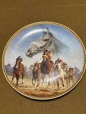 1992 Fred Stone Horse Plate Pat Day Up “Dance Smartly” By American Artists USA picture