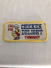 Rare Vintage Chicken Delight Embroidered Patch *Great Colors* picture