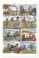 Post Fruity & Cocoa Pebbles Flinstones Comic Vintage 1989 Full-Page Magazine Ad picture