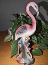 Vintage Mid-Century Pink Flamingo Ceramic Figurine          10