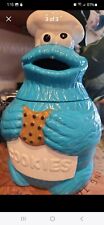 Vintage 1986 Chef Cookie Monster Cookie Jar Muppet's INC Cookies Rare picture