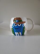 Blue M&M Wearing Australian Cowboy Hat Aussie Large Coffee Galerie Mug Outback picture