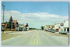 c1972 Main Street Town Classic Cars Establishment View Remer Minnesota Postcard picture