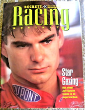 Becket Racing Monthly Magazine NASCAR February 1995 Star Gazing Jeff Gordon picture