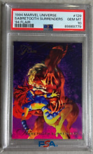 1994 Flair Marvel Universe Sabretooth Surrenders # 129 PSA 10  picture