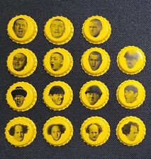 Set of 15 Different Three Stooges Beer Bottle Caps Unused Larry Moe Curly picture
