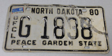 1987 North Dakota official license plate picture