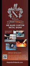 We Make Your Custom Logo In Cast Metal Sign picture