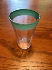 One Green Vintage Fiesta Rhythm Riviera Paneled Glass Tumbler Go-Along picture