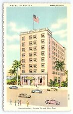 1939 Hotel Patricia Miami Florida Overlooking Biscayne Bay and Miami River FL picture