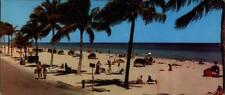 Lovely Bathing Beach At Hollywood By The Sea,FL Broward County Florida Panorama picture