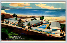 c1960s Bahia Hotel Ensenada Old Mexico Vintage Postcard picture
