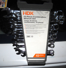 HDX 10-PIECE COMBINATION WRENCH SET BRAND NEW picture