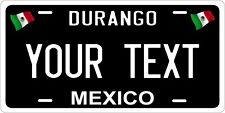 Durango Black Mexico License Plate Personalized Car Bike Motorcycle picture
