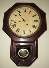 Antique Seth Thomas Regulator Wall Clock 8-Day Timepiece, Key-wind picture