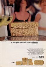 1965 Rolfs Womens Glass' Case Wallets Key Kaddy Billfold Cigarette Case PRINT AD picture