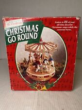 Vintage 1997 Mr Christmas Go Round Animated Carousel Turns 25 Songs #29107 picture