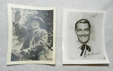 John Russell & Chuck Conners -Signed Vintage Photographs picture