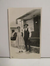1910'S VINTAGE FOUND PHOTOGRAPH OLD PHOTO B&W OLDER MARRIED COUPLE AMERICANA PIC picture