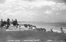 c1950s Camp Site, Algoma, Wisconsin Real Photo Postcard/RPPC picture