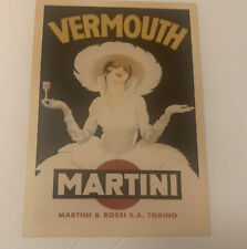 Vintage Reproduction Martini Vermouth 5.5” Postcard Advertising Print Rossi picture