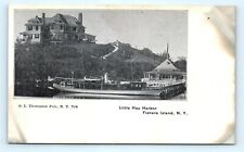 Postcard NY Fishers Island Long Island Little Hay Harbor c1905 GL Thompson R68 picture